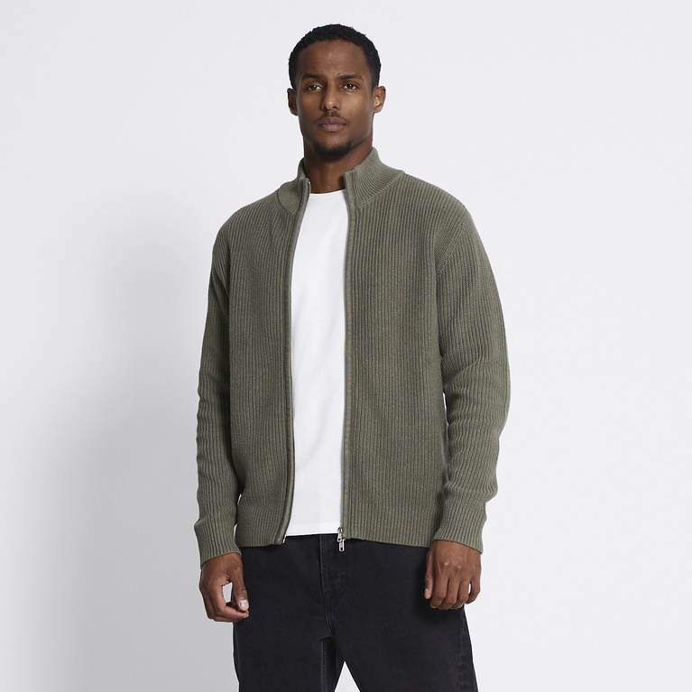 Zip sweater "Frippe"